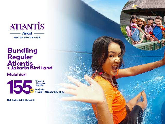 Seharian Main di Atlantis Ancol dan Jakart Bird Land Mulai dari 175rb!